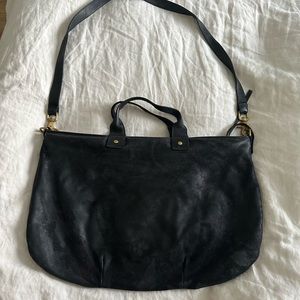 Clare V Nubuck Messenger Bag